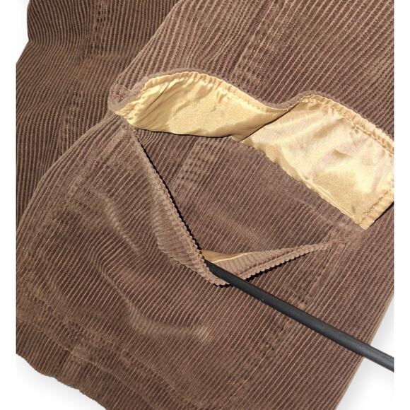 St. John’s Bay Vintage Brown Corduroy Blazer Size L Retro 70s Style - Picture 4 of 6